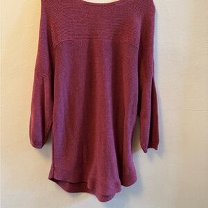 Croft & Barrow Rosewood Scoop Neck Lightweight Sweater XXL